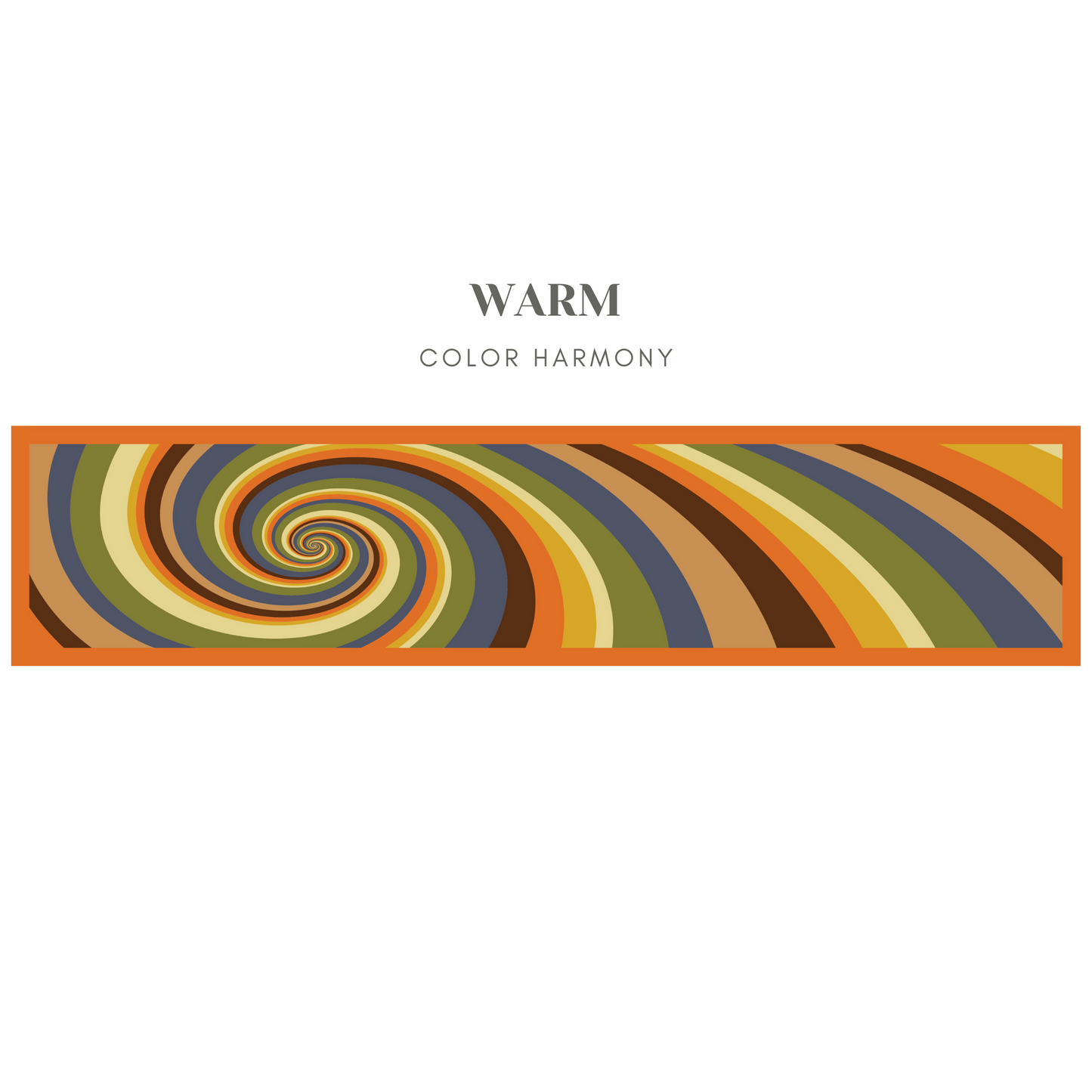 Warm - Vortex Silk Scarf