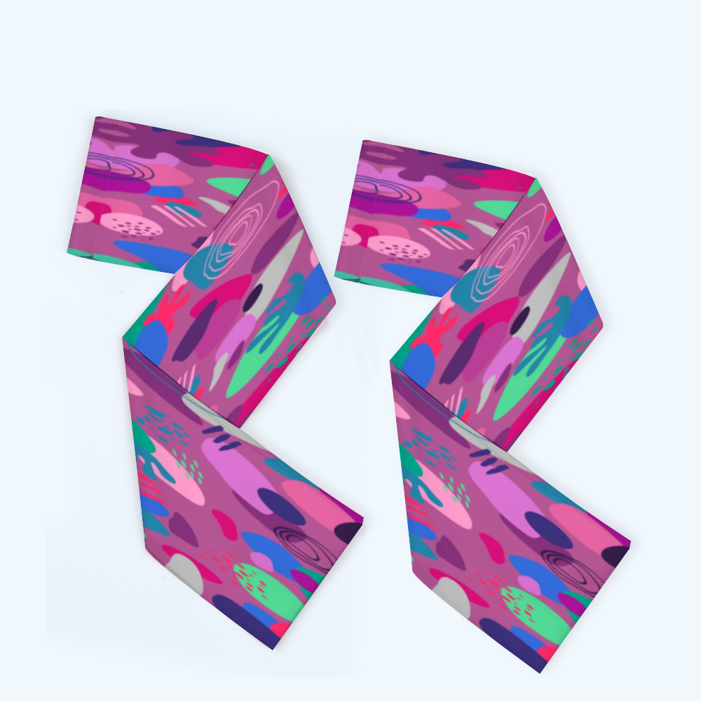 Cool - Abstract Design - Long Double Sided Scarf
