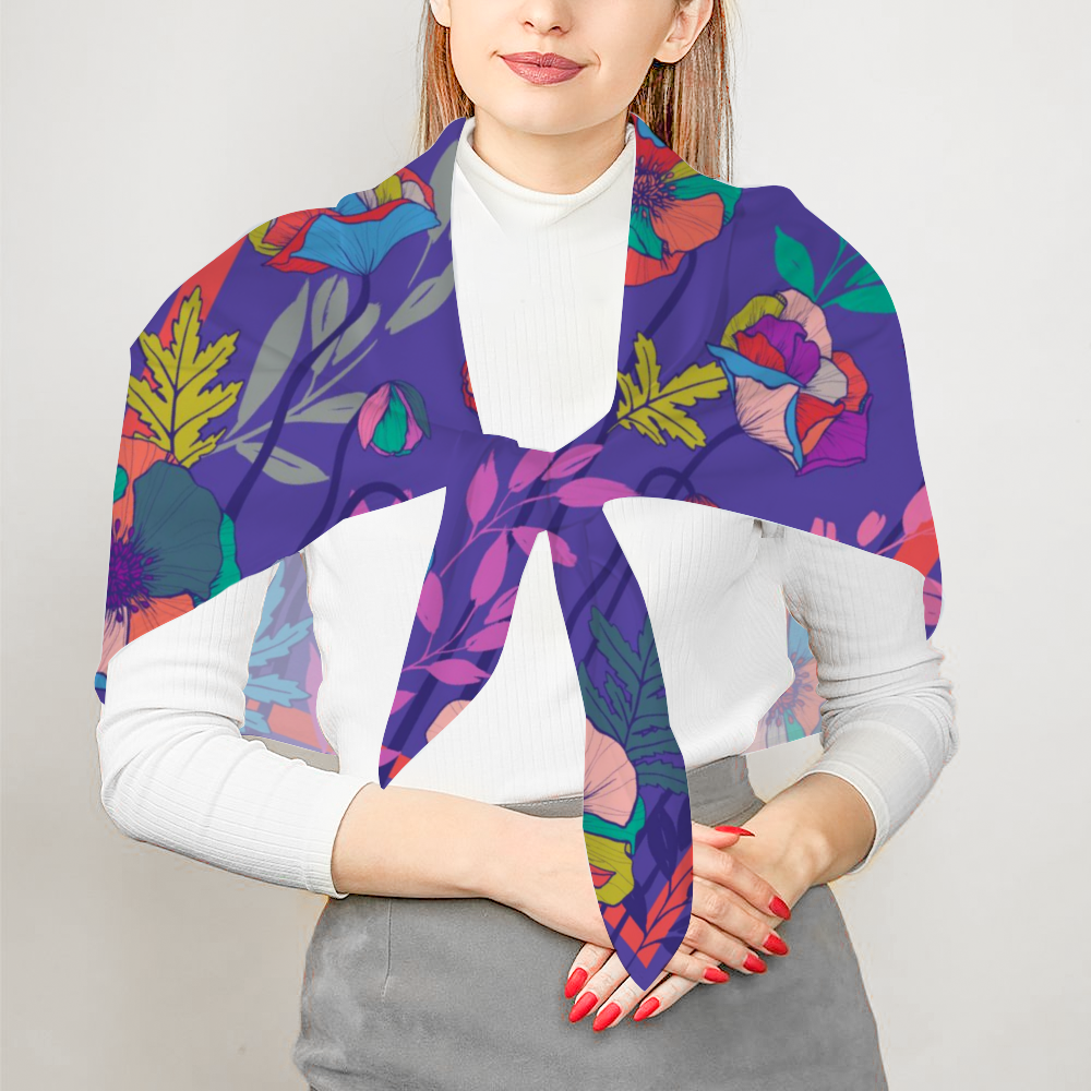 Fresh  Poppies - Large Square Scarf
