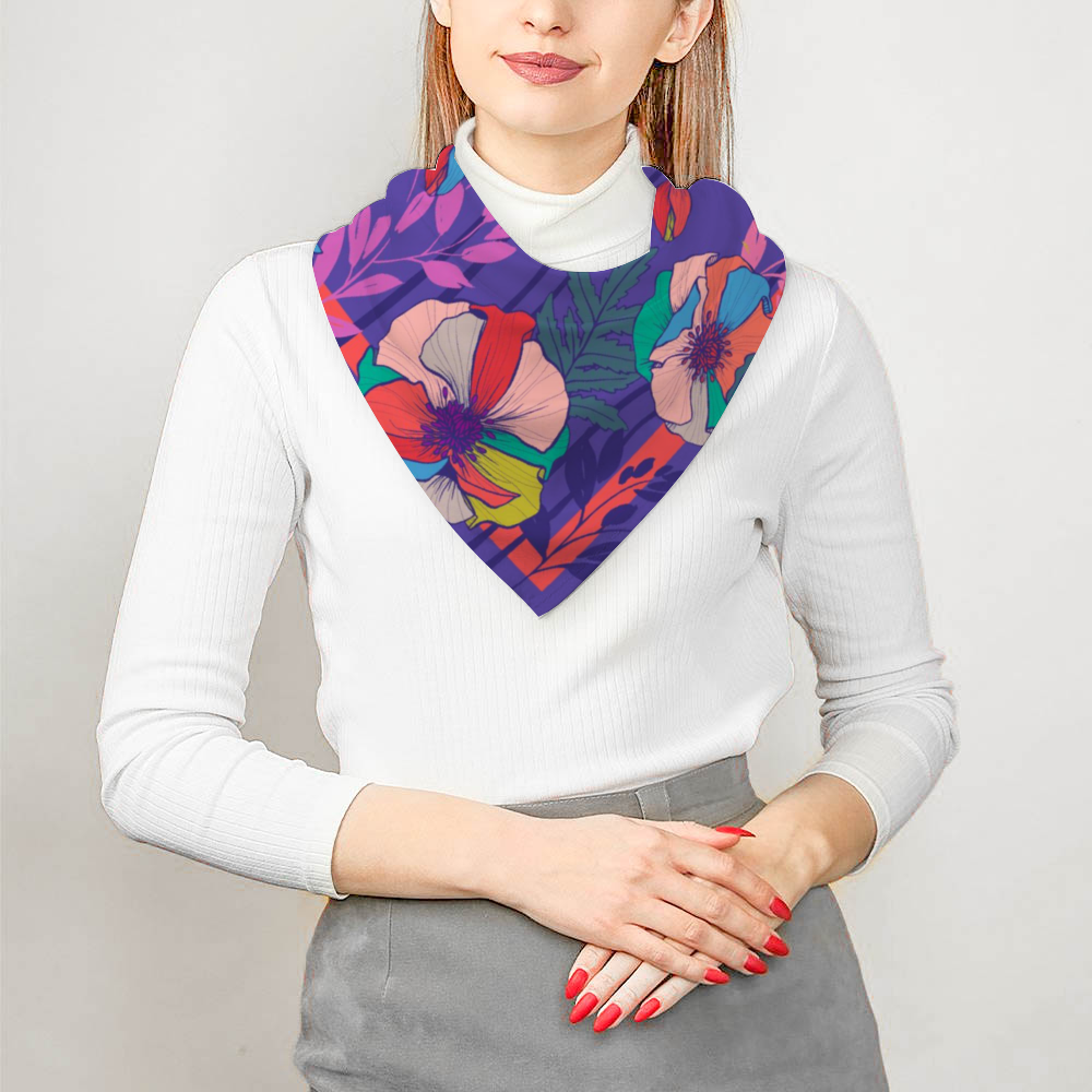 Fresh  Poppies - Large Square Scarf