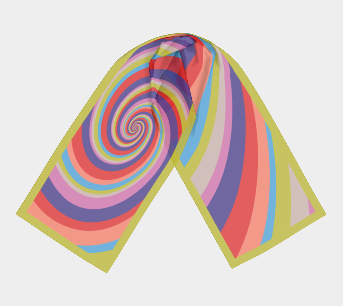 Silk Swirl Scarf - Fresh