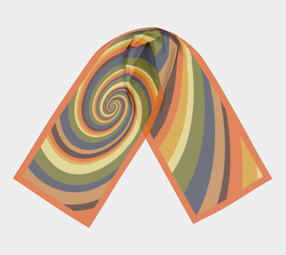 Warm - Vortex Silk Scarf