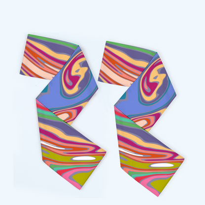 Fresh - Water Swirl - Double Sided Scarf