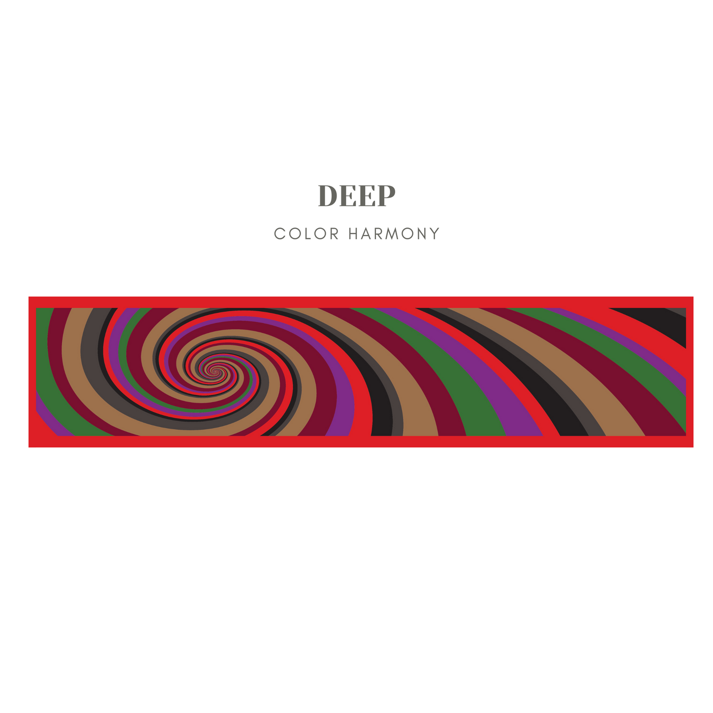 Deep - Vortex Silk Scarf