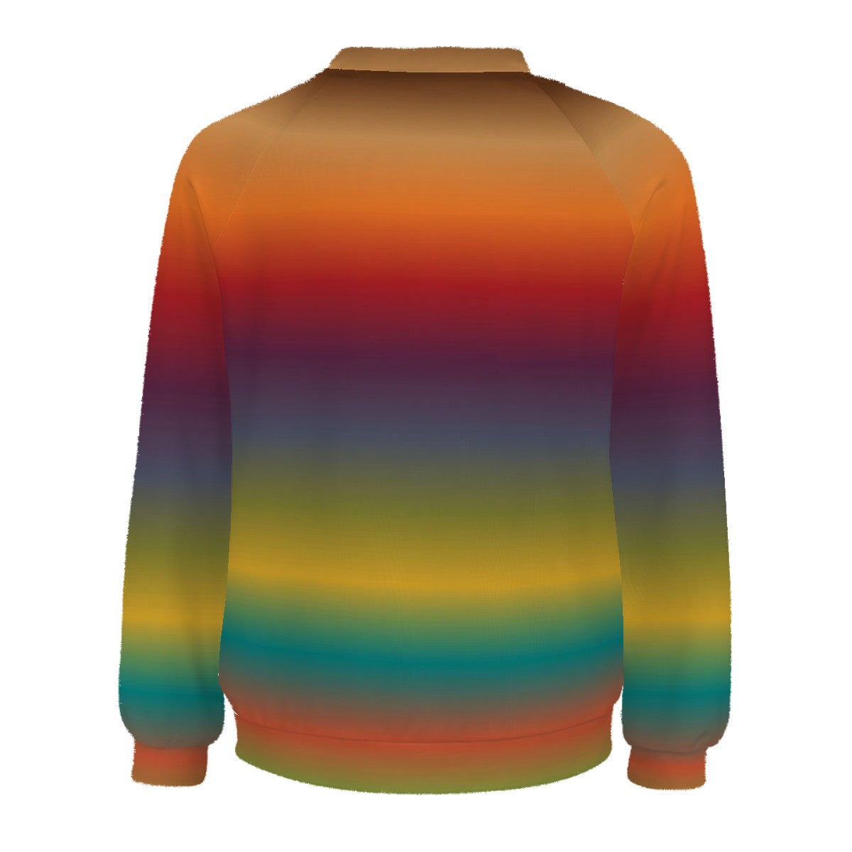 The  Warm Color Harmony Spectrum - Terry Cloth Sweatshirt – Warm  Ombre Blend
