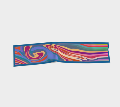 Fresh - Water Swirl Chiffon Scarf