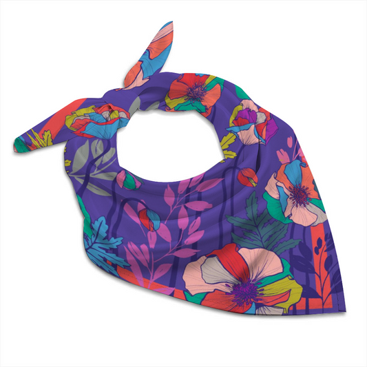 Fresh  Poppies - Large Square Scarf
