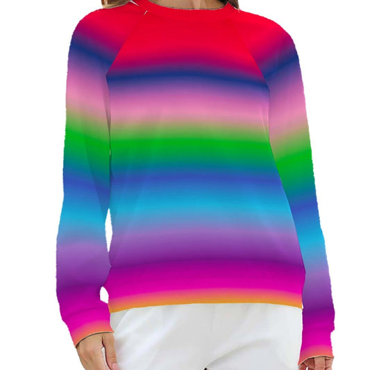 The Clear Harmony Spectrum - Raglan Crewneck Sweatshirt