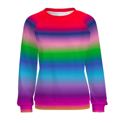The Clear Harmony Spectrum - Raglan Crewneck Sweatshirt
