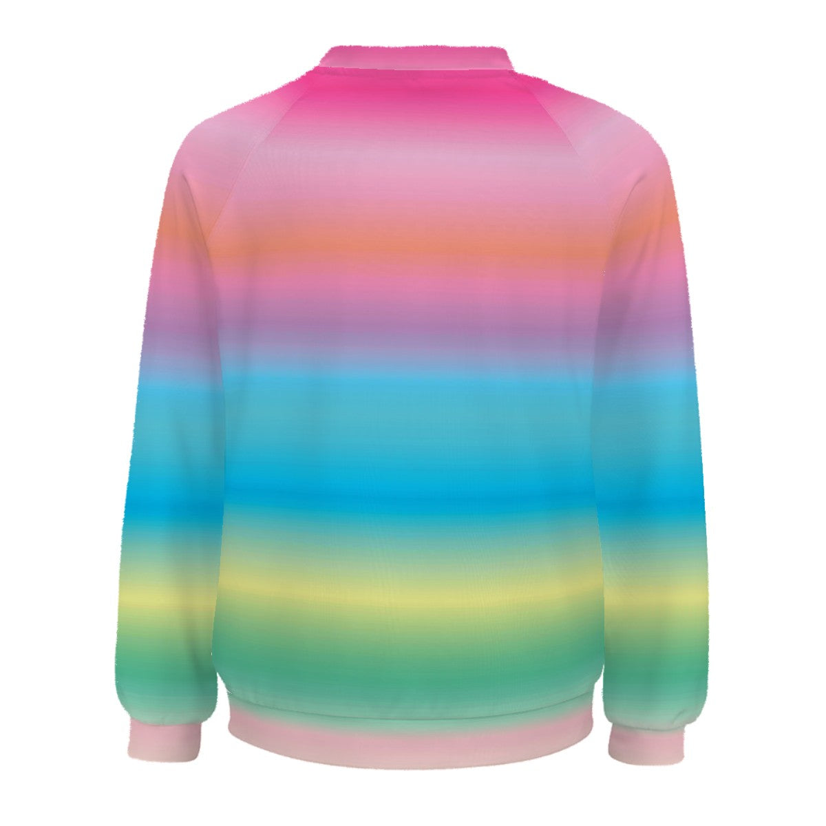 Light Spectrum - Ombre Blend - Terry Cloth Raglan Crewneck Sweatshirt