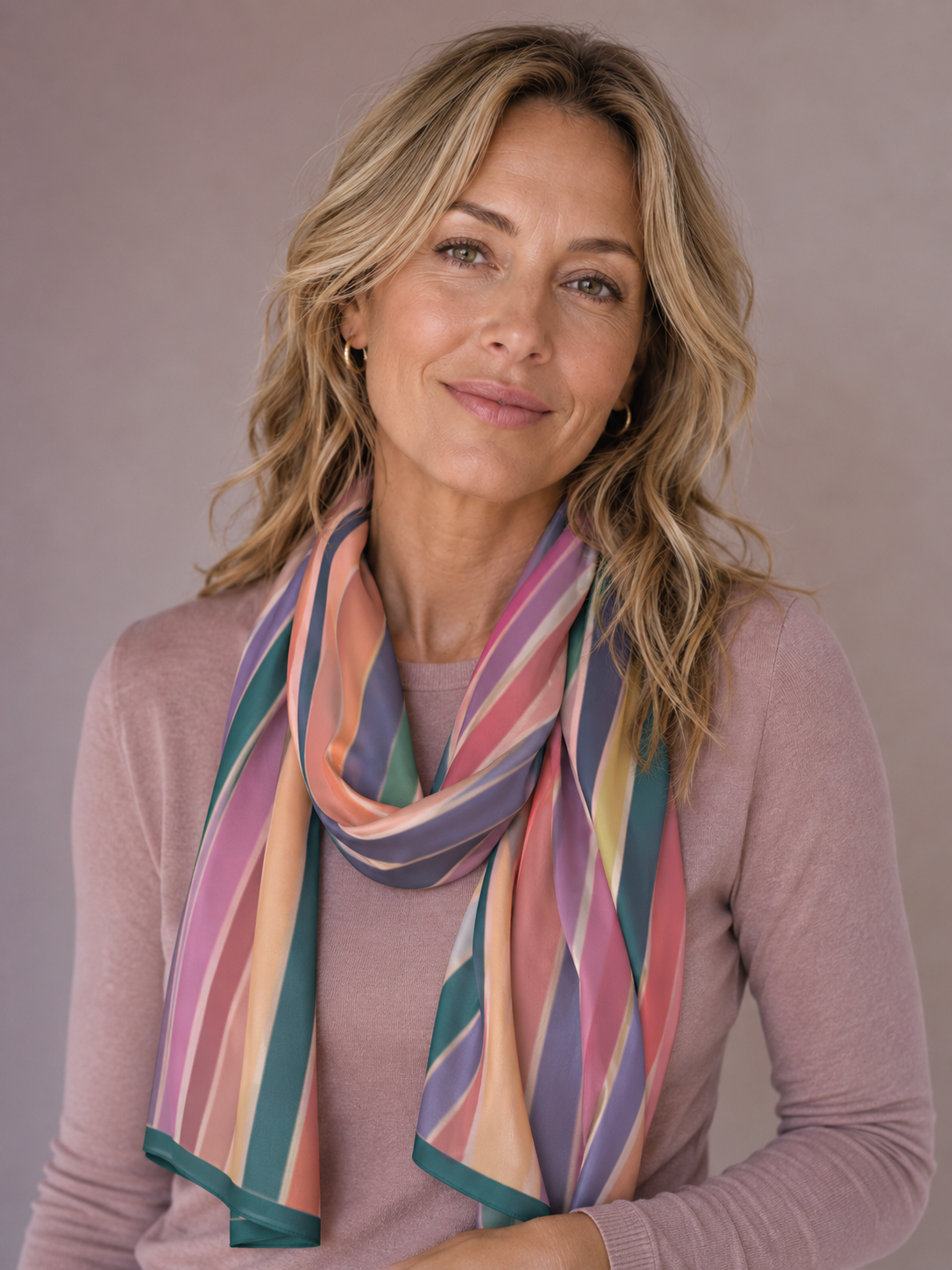 Soft - Water Swirl Chiffon Scarf