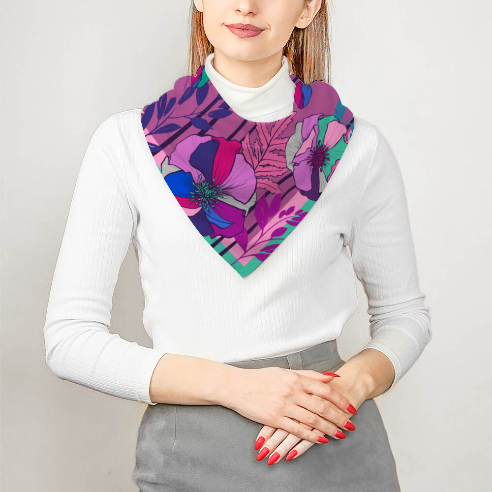 Cool -  Poppies - Large Square Scarf