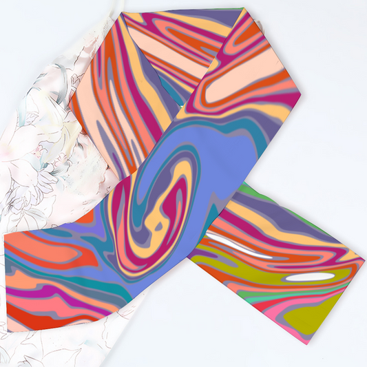 Fresh - Water Swirl - Double Sided Scarf