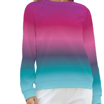 The Cool Spectrum Terry Cloth Sweatshirt – Icy Ombre Blend