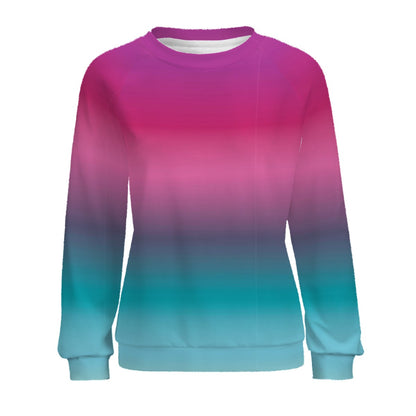 The Cool Spectrum Terry Cloth Sweatshirt – Icy Ombre Blend