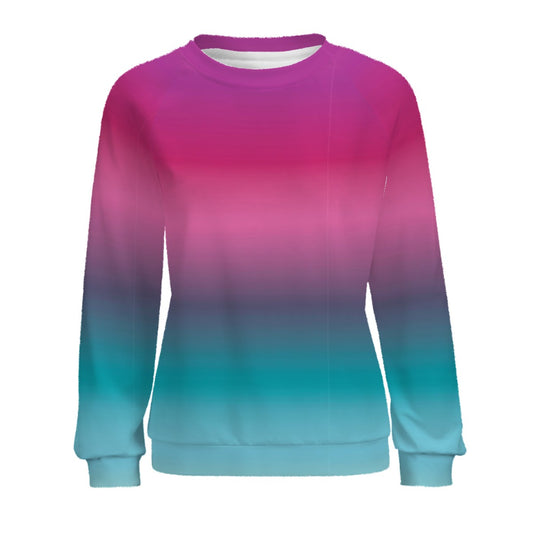 The Cool Spectrum Terry Cloth Sweatshirt – Icy Ombre Blend