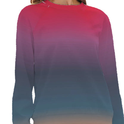The Soft Spectrum Terry Cloth Sweatshirt –  Ombre Blend