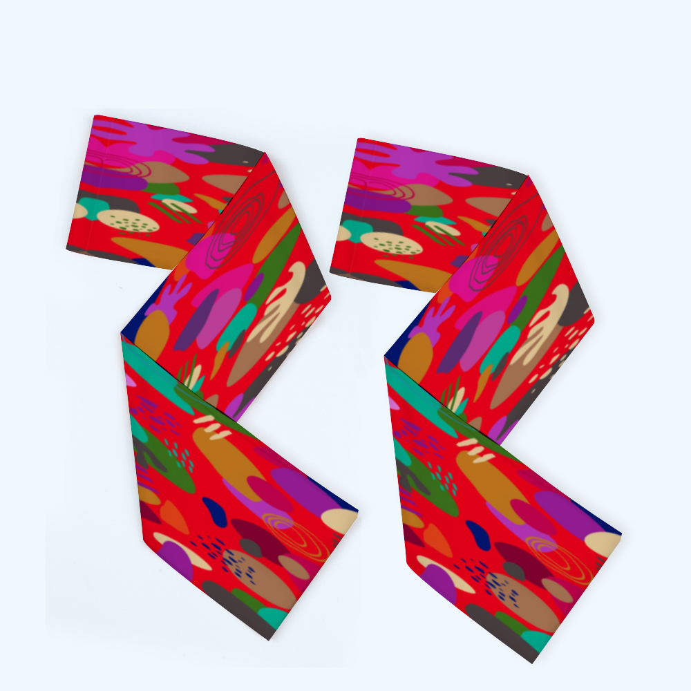 Deep - Abstract Design - Long Double Sided Scarf