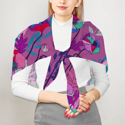 Cool -  Poppies - Large Square Scarf