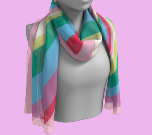 Light - Vortex Silk Scarf