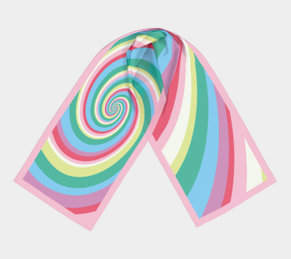 Light - Vortex Silk Scarf
