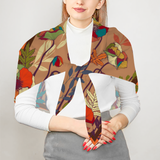 Poppies Square Scarf - Warm