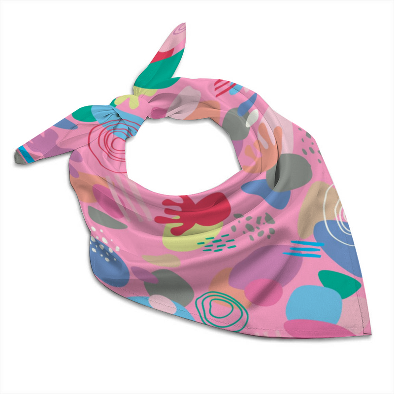 Abstract Square Scarf - Light